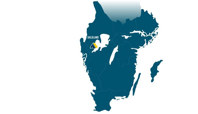 Dalsland anläggning kartabild