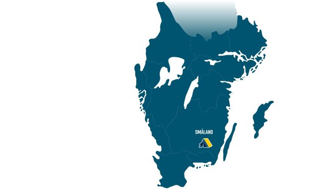 Småland anläggning kartabild