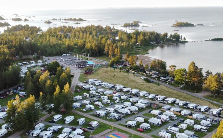 Överblicksbild på Vita Sandar.