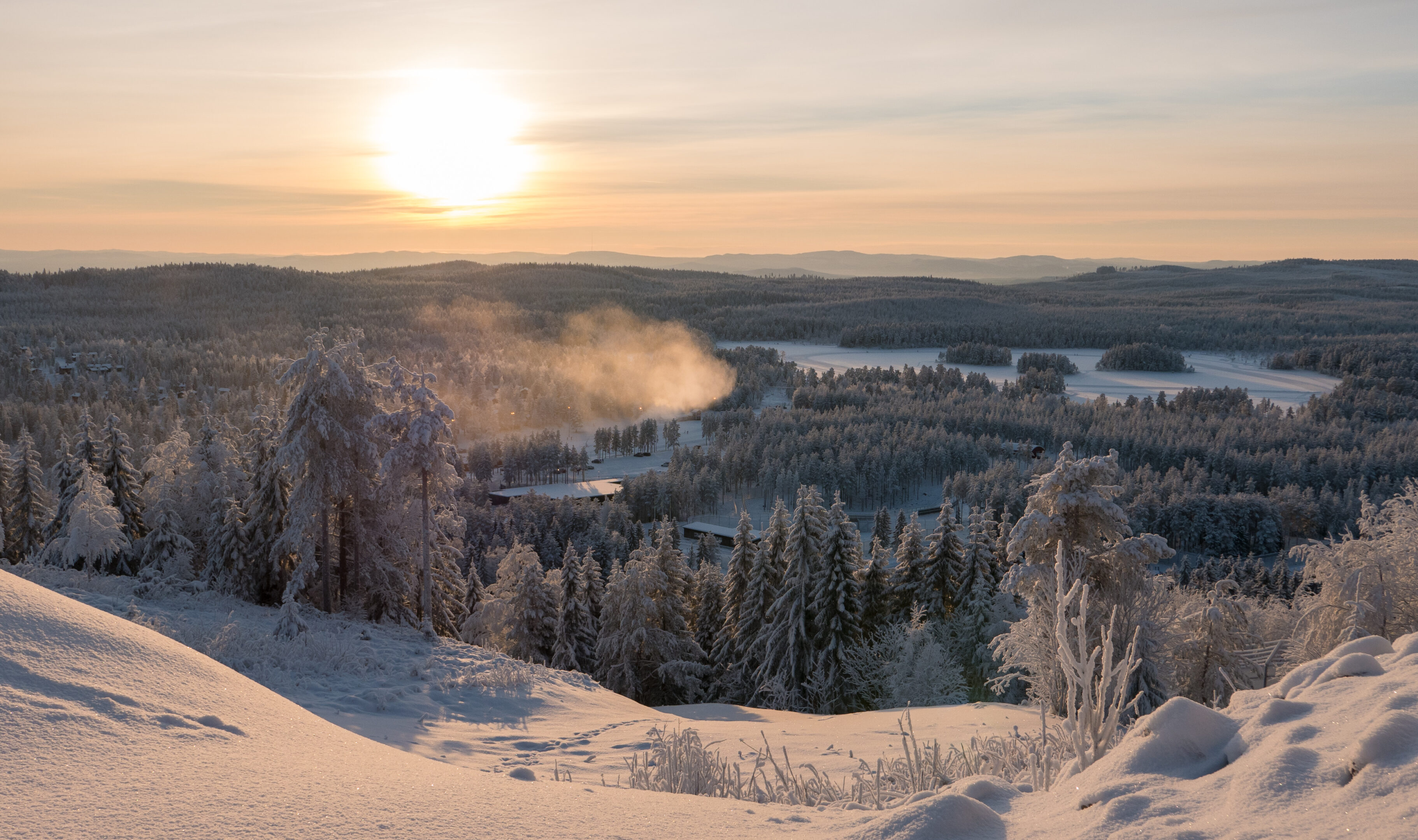 Winterurlaub in Schweden.