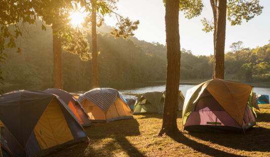 Camping Südschweden.