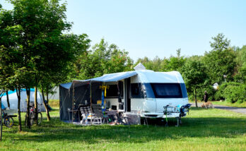 Camping in Stockholm.