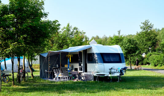 Camping in Stockholm.