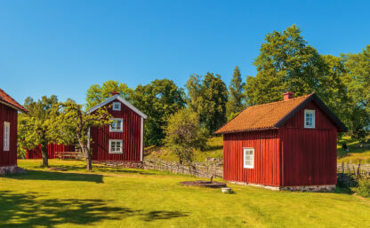 Historic village in Sweden
