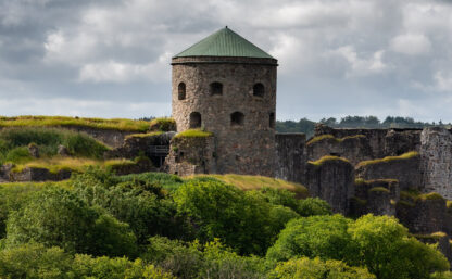 castle in the mountains
